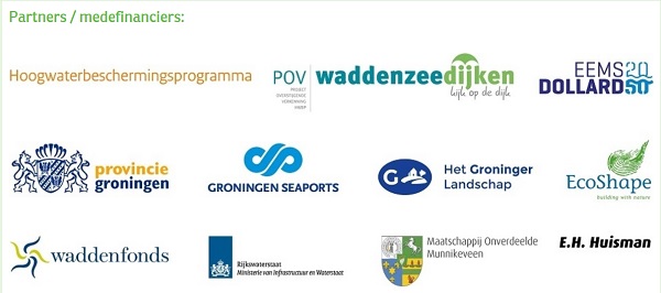 Logo's van de partners die meewerken aan de Brede Groene Dijk